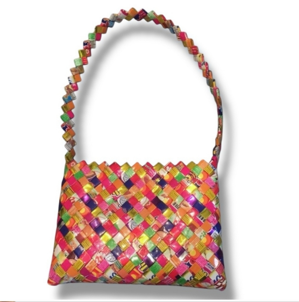 CANDY WRAPPER PURSE, UPCYCLED